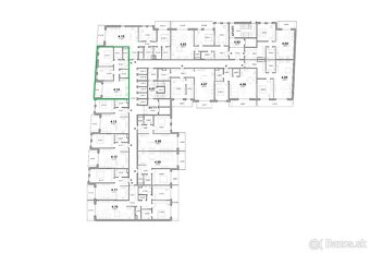 3-izbový byt s balkónom, ZION RESIDENCE, Holubyho, KE - 2