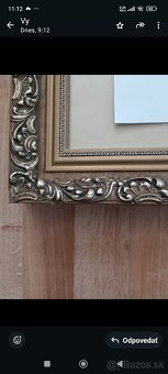 Starožitné rámy na obrazy so sklom - 2