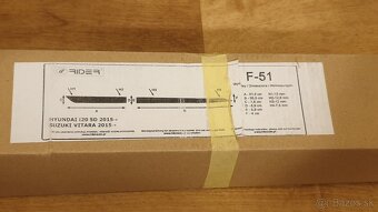 Dverová ochranná (okrasná) lišta Suzuki Vitara 2015+ (nová) - 2