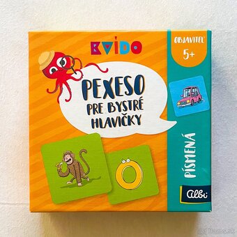 Kvído Pexeso pre bystré hlavičky Písmená - 2