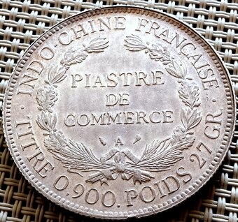 1 piastre 1928 Indočina - 2