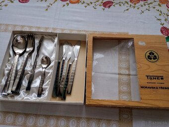 Toner - Czechoslovakia - Retro postriebreny priborovy set - 2
