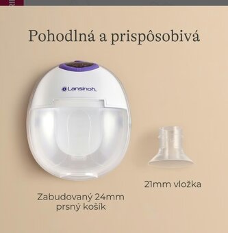 Lansinoh handsfree odsávačka mlieka - 2