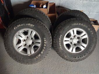Disky 6x139.7 + pneumatiky 235/75 R15 - 2