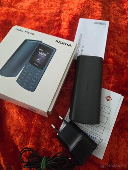 Nokia 105 4g dual sim čierny v záruke do 3 2027 v top stave - 2