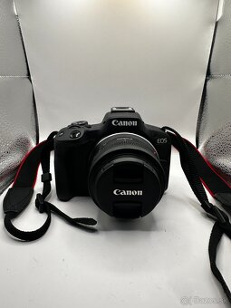 Predám Canon r50 + objektív 18-45 - 2