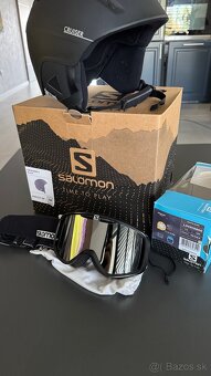 Lyziarska prilba SALOMON +OKULIARE - 2