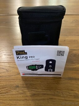 Pixel King PRO TTL rádiový odpaľovač bleskov pre NIKON - 2