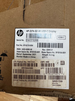 HP Z27k G3 4K, 27.0 IPS, 3840x2160, - 2