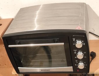 Predám mini rúru Silvercrest SGBR 1500 D4 - 2