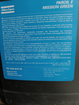 Predám olej Atlas Copco - 2