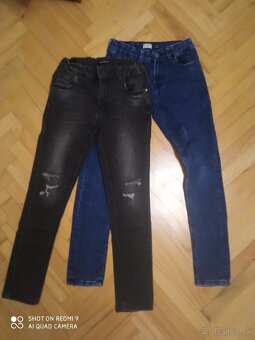 riflové nohavice s nastaviteľným pásom - 2