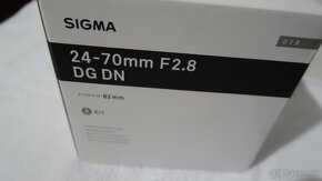 Sigma 24-70 f2,8 DG DN art sony - 2