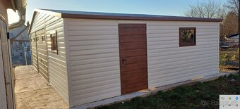 Plechova garaz 9x6 m s dovozom a montażou. - 2