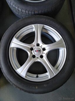 Alu R 17 ŠKODA,VW,SEAT,AUDI + letné pneu 225/55 17. - 2