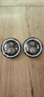 Suzuki samurai predné led svetlá 178mm 7'' (angel eyes) - 2