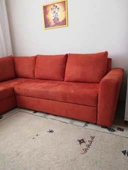 Rozkladací gauč s úložným priestorom v top stave - 2