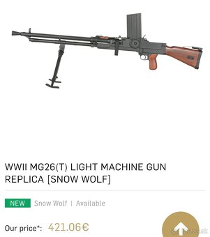Zb Vz.26 guľomet nový - 2