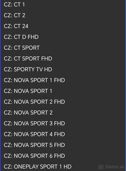 IPTV televize + Sportovní programy - 2