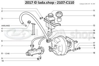 predám posilovač bŕzd na Ladu - 2