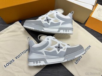 Louis Vuitton tenisky GREY komplet balenie - 2