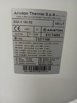 Plinovy ohrievač vody ariston thermo - 2