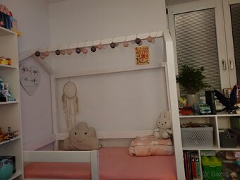 Domčeková posteľ 160 x 80 cm s matracom - 2