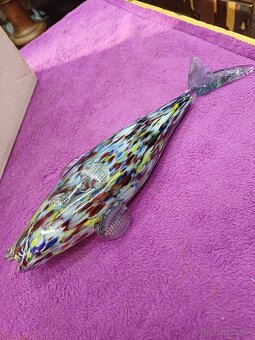 Predám starožitnu sklenenú rybu - 2