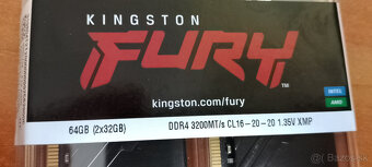64GB DDR4 3200Mhz Kingston (2x32GB) v zaruke - 2