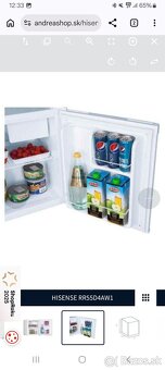 Mini chladnička Hisense RR55D4AW1 - 2