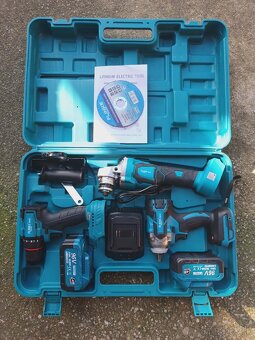 3-dielna Set aku náradie 2x aku - 2