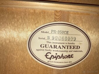 Epiphone PR350 CE - 2