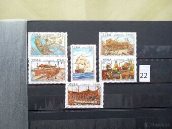Poštové známky č.809 - 20 ks sérií AMERIKA - KARIBIK - 2