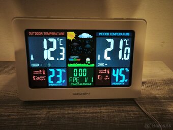 Predám zánovnú farebnú meteostanicu GOGEN - 2