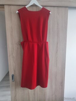 červené šaty veľkosť L/XL - 2
