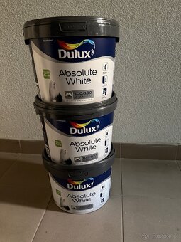 Interierova biela farba Dulux Absolute White - 2