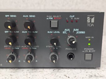 ELECTRONIC MUSIC MIXER TOA MODEL D-4 》 hudobný mixážny pult - 2