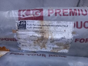 Predam nove kjg hlinikove tyce sneznej zabrany, praskovane - 2