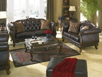 Luxusná sedacia súprava v zámockom štýle - 2