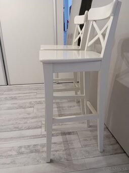 Barové stoličky biele - 2