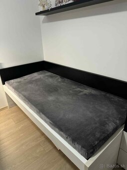 Predám posteľ 90x200 cm aj s matracom - 2