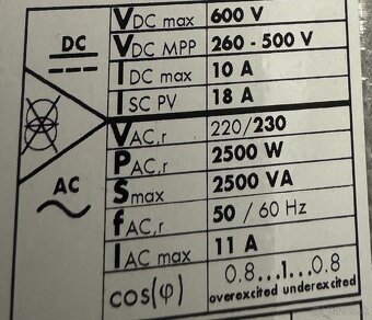 Menič SMA SUNNY BOY SB2.5-1 VL-40 - 2