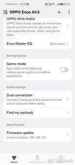 Oppo Enco Air 3,sluchátka - 2