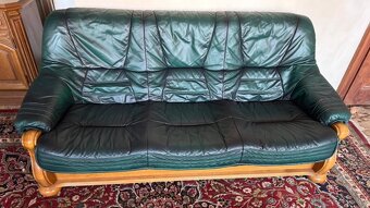 Rustikální kožená sedačka,6086 - 2