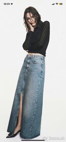 džínsová sukňa Zara - 2