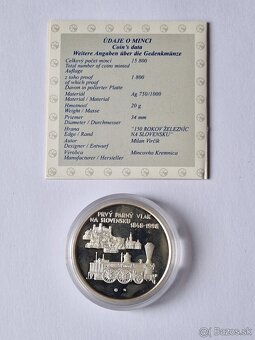 200 Sk PROOF 1998 Prvý parný vlak na Slovensku - 2