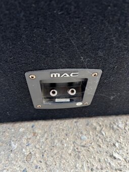Predám zostavu Subwoofer + zosilnovač do auta zn. MAC Audio - 2