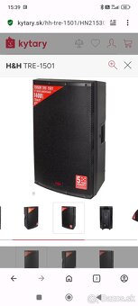 Aktívny reproduktor H&H TRE-1501 - 2