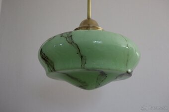 Starožitný mosadzný luster. - 2