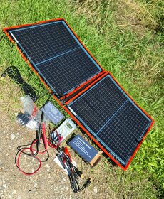 Prenosný 80W skladací solárny panel na nabíjanie - 2